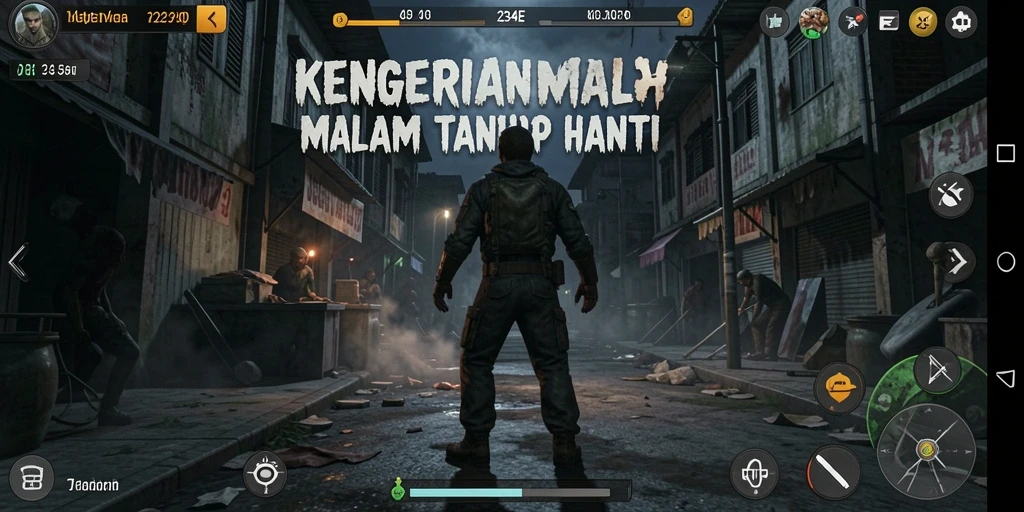 Gameplay menegangkan dalam suasana Horror yang gelap