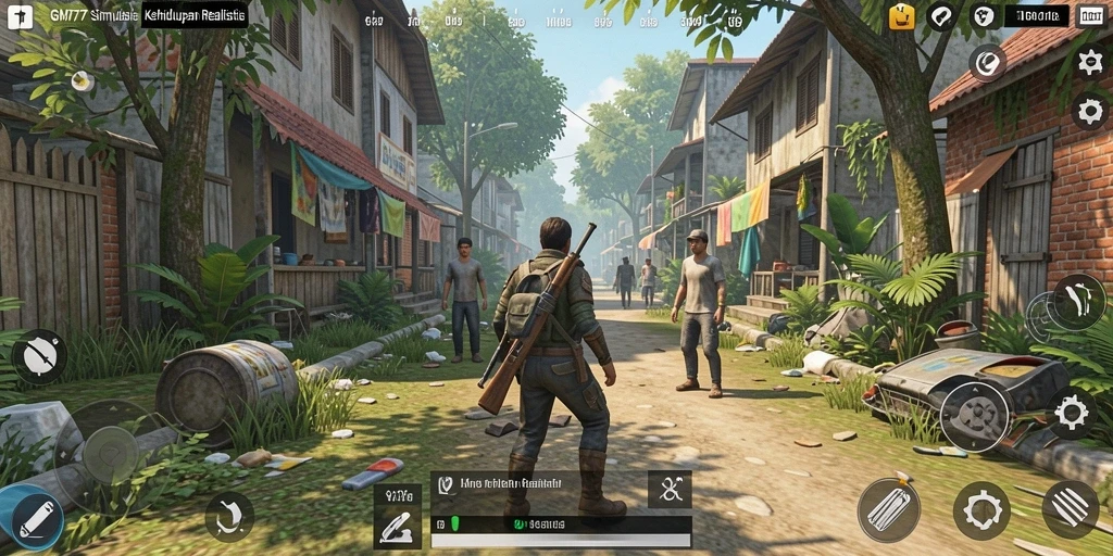 Tampilan gameplay GM777 yang menarik dan interaktif.