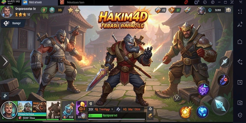 Tampilan gameplay HAKIM4D yang mengasyikkan dan penuh strategi.