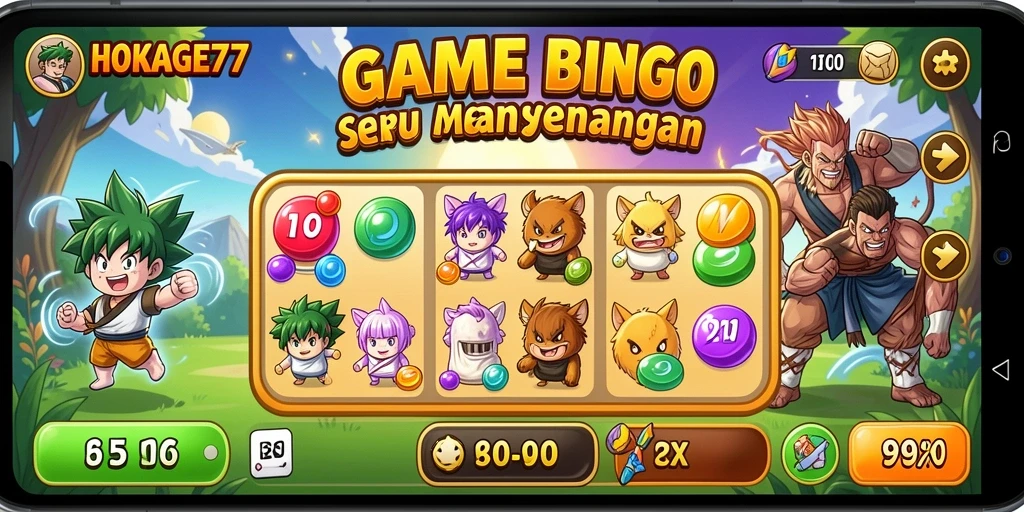 Tampilan gameplay HOKAGE77 yang menarik dan interaktif.