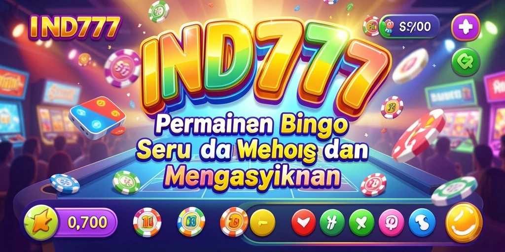 Tampilan gameplay seru di IND777 dengan suasana Bingo yang menyenangkan.