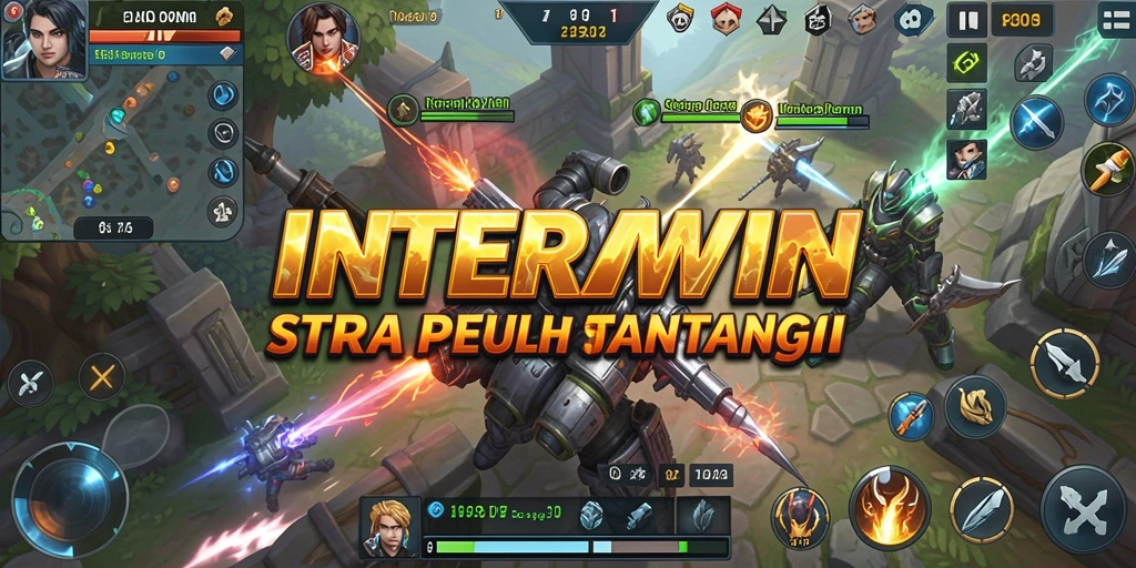 Tampilan menarik dari gameplay INTERWIN yang penuh strategi.
