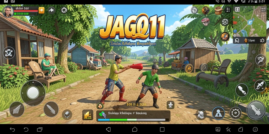 Tampilan gameplay JAGO11 yang menarik dan interaktif.