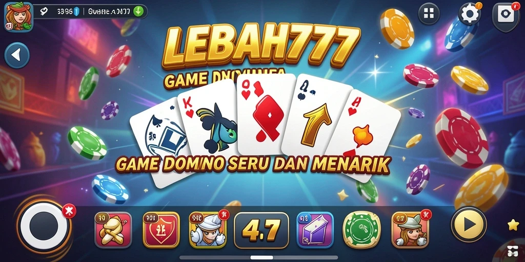 Gameplay Domino yang seru dan kompetitif di LEBAH777.