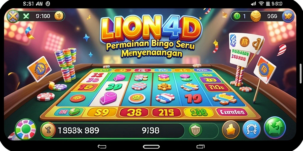 Tampilan gameplay Bingo di LION4D yang menarik.