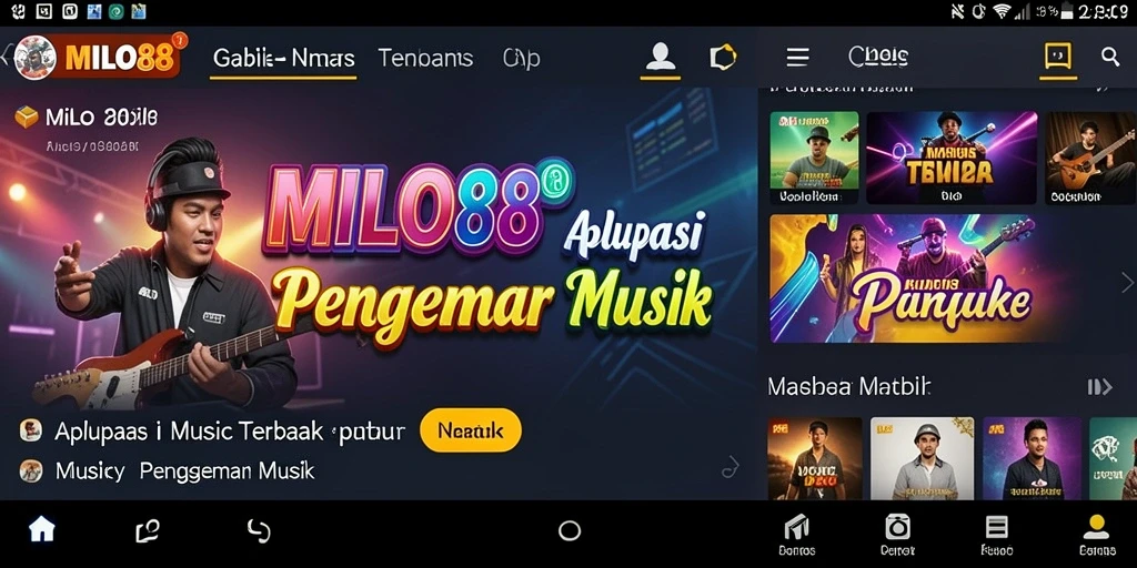 Screenshot gameplay <strong>MILO88</strong> yang menampilkan pengalaman musik yang seru.