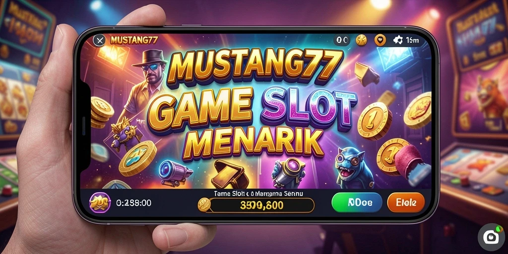 Screenshot gameplay slot MUSTANG77 dengan tampilan menarik.