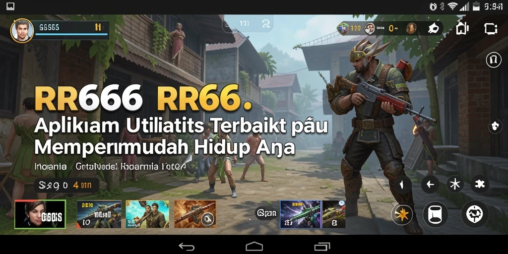 Screenshot utama aplikasi RR666 menunjukkan tampilan fungsionalitas utility.