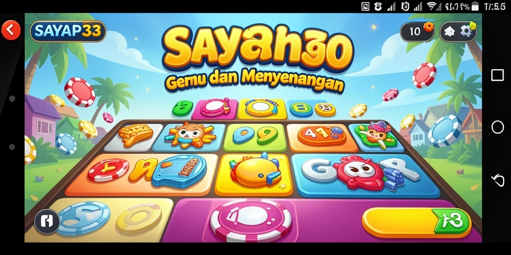 Tampilan gameplay Bingo yang seru dan interaktif.