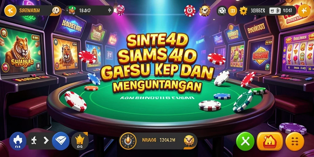 Tampilan gameplay SINTE4D yang mengasyikkan dengan grafis menawan.