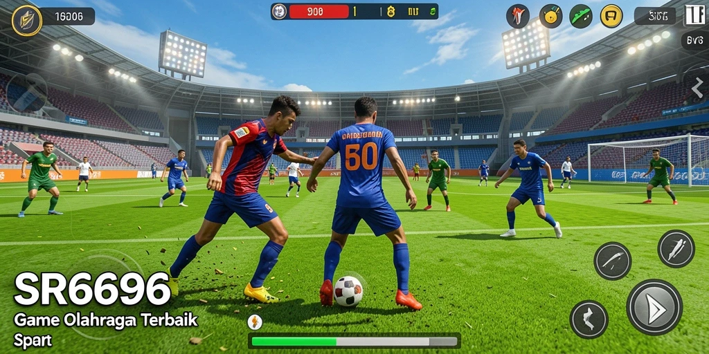 Tampilan gameplay SR6666 yang seru dan penuh aksi olahraga.