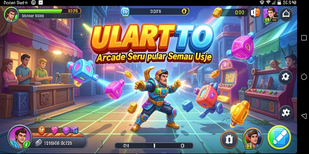 Tampilan menarik dari gameplay ULARTOTO dengan tantangan seru.
